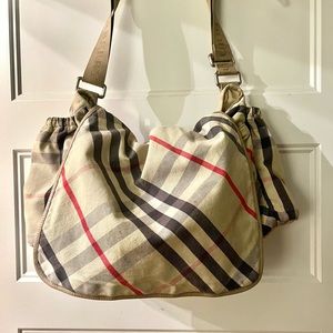 Burberry Diaper Bag, EUC Authentic